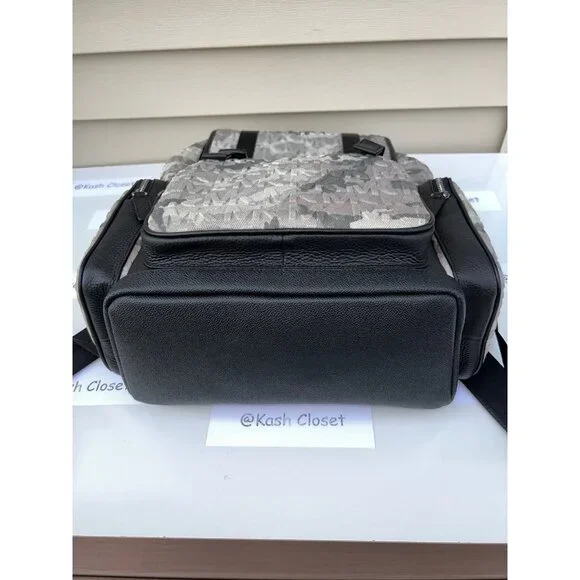 Michael Kors backpack cooper logo denim backpack utility rucksack black - Picture 8 of 12